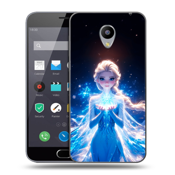 Пластиковый чехол на Meizu M2 Note с принтом Холодное сердце Frozen