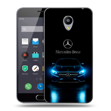 Пластиковый чехол на Meizu M2 Note с принтом Mercedes Мерседес Пластиковый чехол на Meizu M2 Note с принтом Mercedes Мерседес