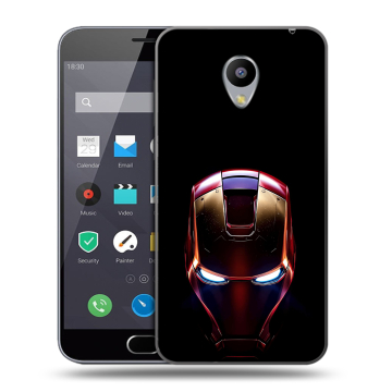 Пластиковый чехол на Meizu M2 Note с принтом IronMan Железный человек