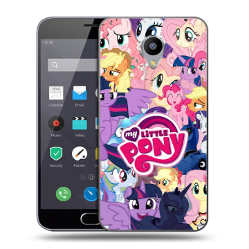 Пластиковый чехол на Meizu M2 Note с принтом My little pony Дружба чудо