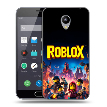 Пластиковый чехол на Meizu M2 Note с принтом Roblox Роблокс Пластиковый чехол на Meizu M2 Note с принтом Roblox Роблокс