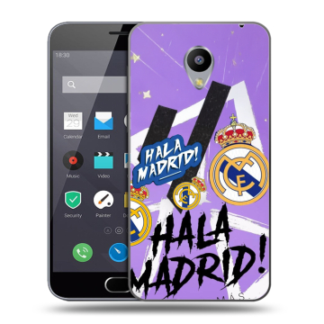Пластиковый чехол на Meizu M2 Note с принтом Real Madrid Реал Мадрид
