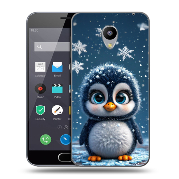 Пластиковый чехол на Meizu M2 Note с принтом Новый год