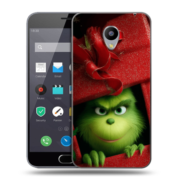 Пластиковый чехол на Meizu M2 Note с принтом Новый год