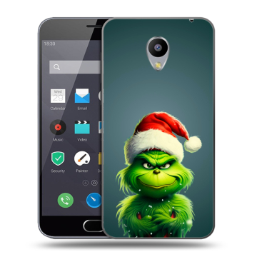Пластиковый чехол на Meizu M2 Note с принтом Новый год