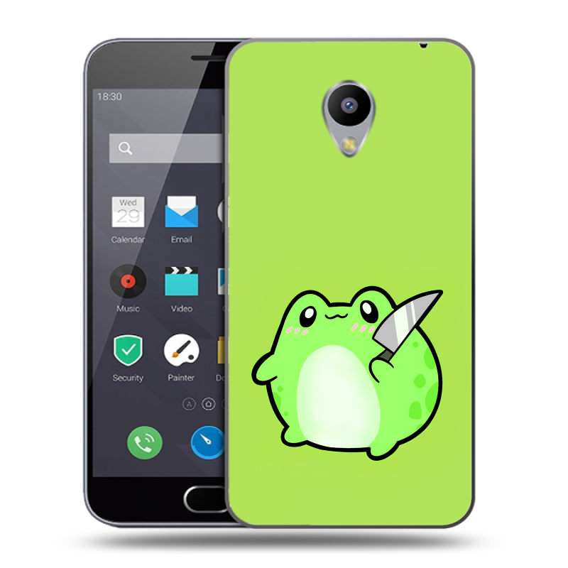 Пластиковый чехол на Meizu M2 Note с принтом Лягушенок Пластиковый чехол на Meizu M2 Note с принтом Лягушенок