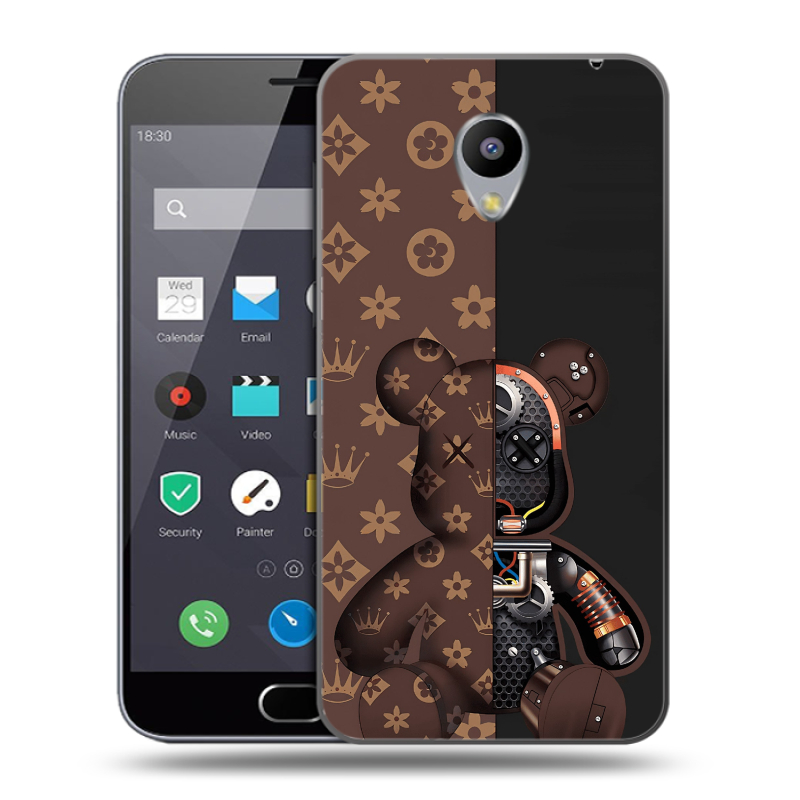 Пластиковый чехол на Meizu M2 Note с принтом Луи робот Пластиковый чехол на Meizu M2 Note с принтом Луи робот