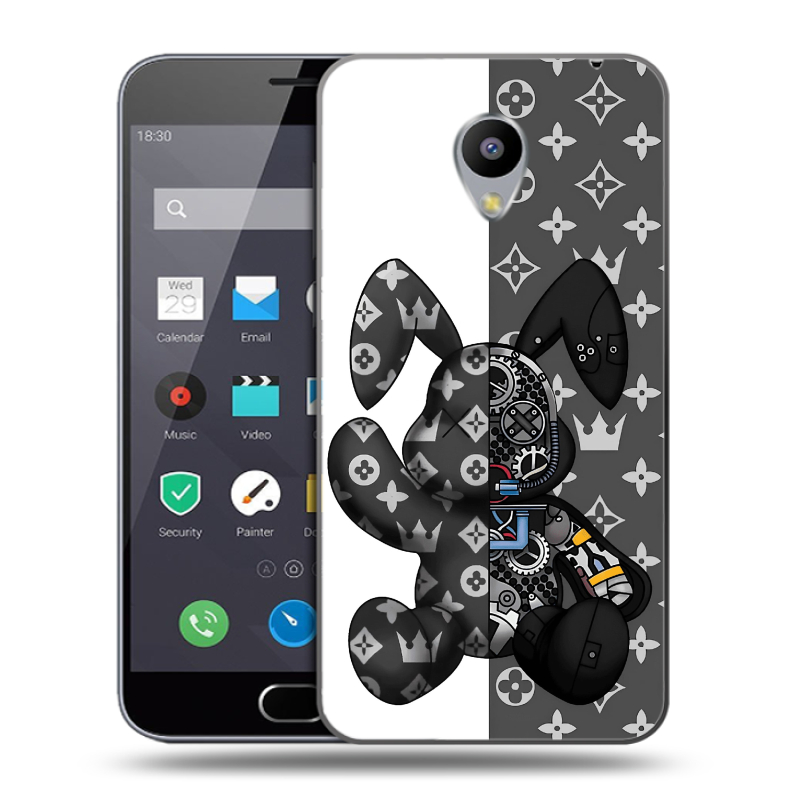 Пластиковый чехол на Meizu M2 Note с принтом Луи робот Пластиковый чехол на Meizu M2 Note с принтом Луи робот