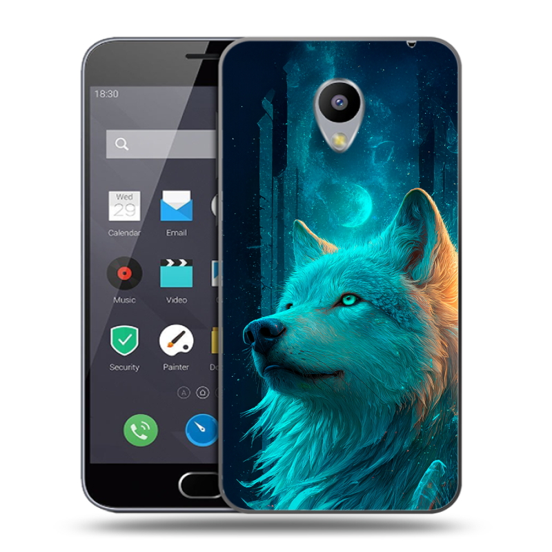 Пластиковый чехол на Meizu M2 Note с принтом бабочки саккура Пластиковый чехол на Meizu M2 Note с принтом бабочки саккура