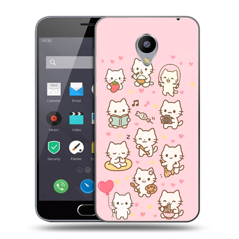 Пластиковый чехол на Meizu M2 Note с принтом Hello Kitty Хелоу Кити Пластиковый чехол на Meizu M2 Note с принтом Hello Kitty Хелоу Кити