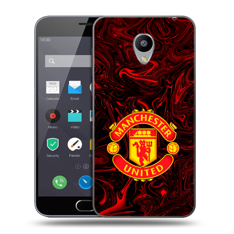 Пластиковый чехол на Meizu M2 Note с принтом Manchester United Пластиковый чехол на Meizu M2 Note с принтом Manchester United