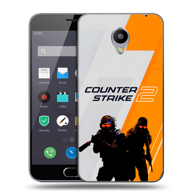 Пластиковый чехол на Meizu M2 Note с принтом Counter Strike Пластиковый чехол на Meizu M2 Note с принтом Counter Strike