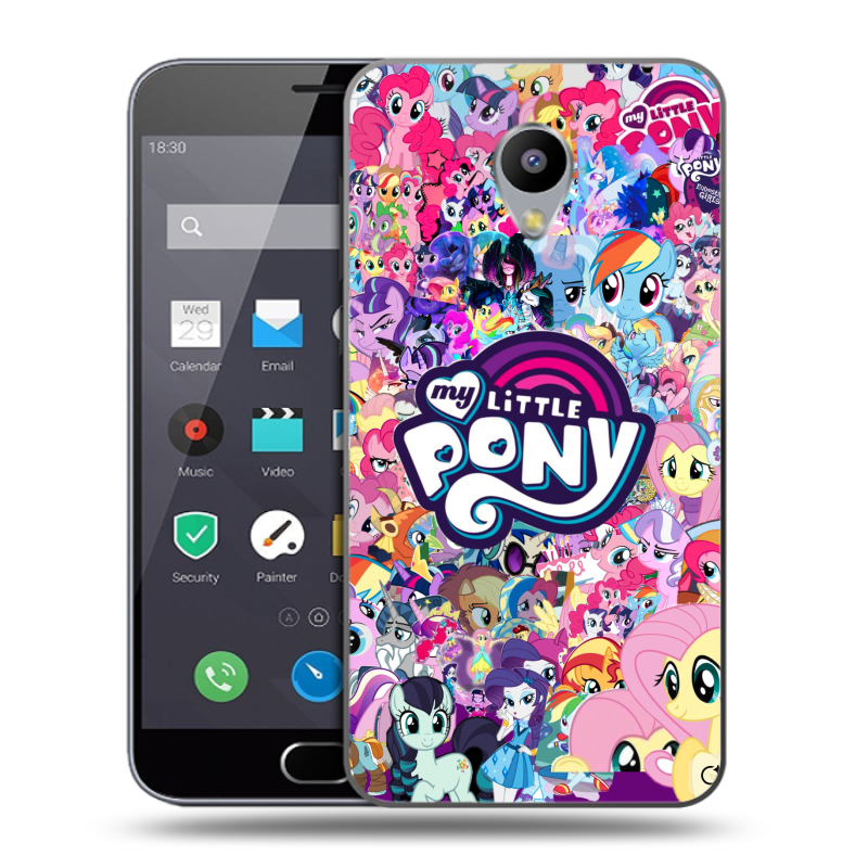 Пластиковый чехол на Meizu M2 Note с принтом My little pony Дружба чудо Пластиковый чехол на Meizu M2 Note с принтом My little pony Дружба чудо