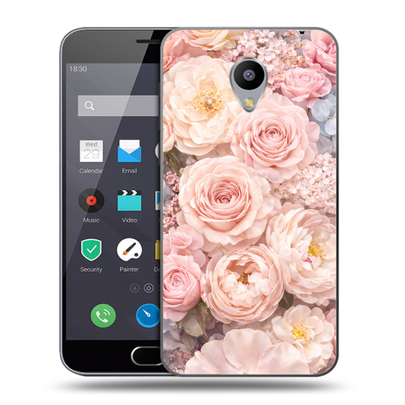 Пластиковый чехол на Meizu M2 Note с принтом женский Пластиковый чехол на Meizu M2 Note с принтом женский