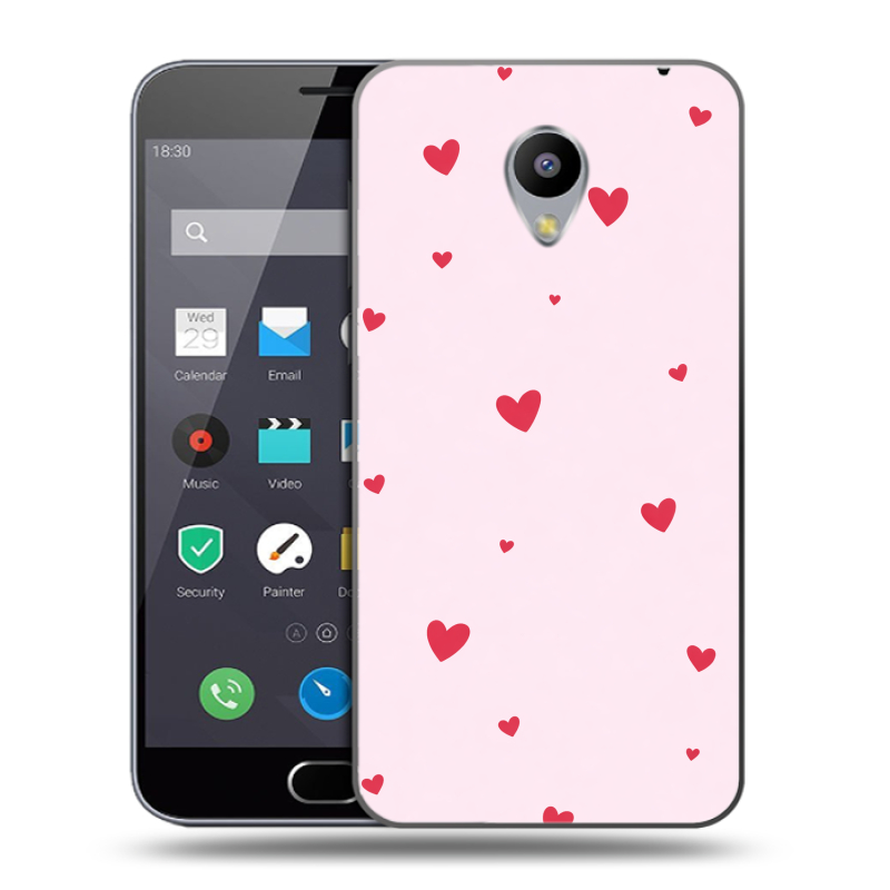 Пластиковый чехол на Meizu M2 Note с принтом для девочек Пластиковый чехол на Meizu M2 Note с принтом для девочек