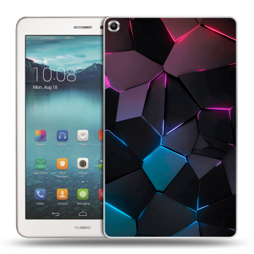 Силиконовый чехол на Huawei MediaPad T1 8.0 с принтом Геометрия неона Силиконовый чехол на Huawei MediaPad T1 8.0 с принтом Геометрия неона