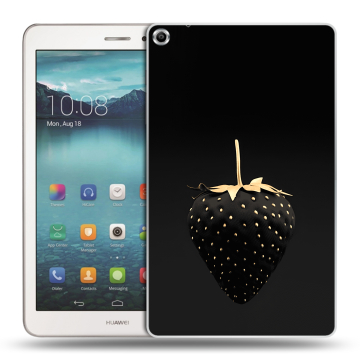 Силиконовый чехол на Huawei MediaPad T1 8.0 с принтом Черная клубника Силиконовый чехол на Huawei MediaPad T1 8.0 с принтом Черная клубника