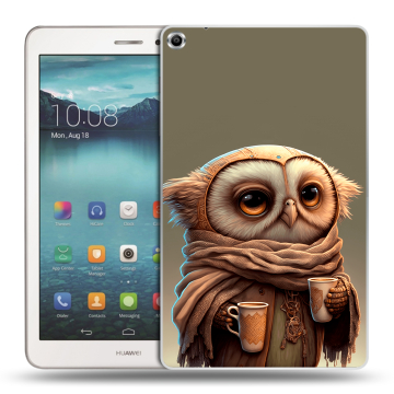 Силиконовый чехол на Huawei MediaPad T1 8.0 с принтом Сова Силиконовый чехол на Huawei MediaPad T1 8.0 с принтом Сова