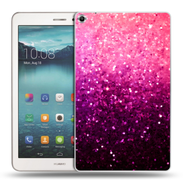 Силиконовый чехол на Huawei MediaPad T1 8.0 с принтом Блестки