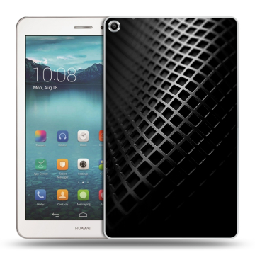 Силиконовый чехол на Huawei MediaPad T1 8.0 с принтом Текстура металла Силиконовый чехол на Huawei MediaPad T1 8.0 с принтом Текстура металла