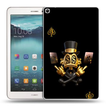 Силиконовый чехол на Huawei MediaPad T1 8.0 с принтом Золотой скрудж макдак