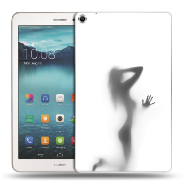 Силиконовый чехол на Huawei MediaPad T1 8.0 с принтом Силуэт
