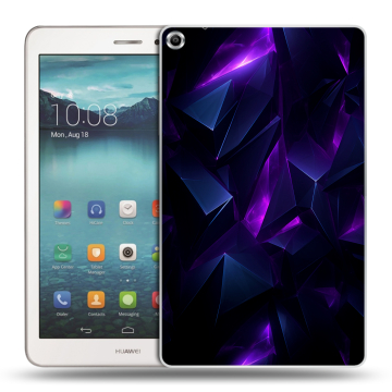 Силиконовый чехол на Huawei MediaPad T1 8.0 с принтом Абстракиция