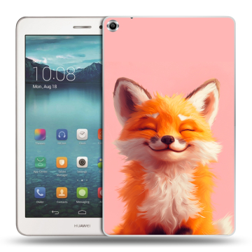 Силиконовый чехол на Huawei MediaPad T1 8.0 с принтом милая лиса Силиконовый чехол на Huawei MediaPad T1 8.0 с принтом милая лиса