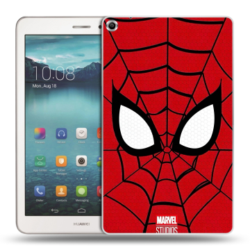 Силиконовый чехол на Huawei MediaPad T1 8.0 с принтом человек паук spiderman