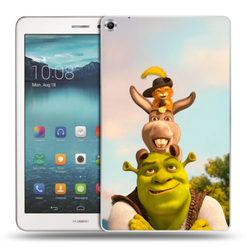 Силиконовый чехол на Huawei MediaPad T1 8.0 с принтом Шрек Shrek Силиконовый чехол на Huawei MediaPad T1 8.0 с принтом Шрек Shrek
