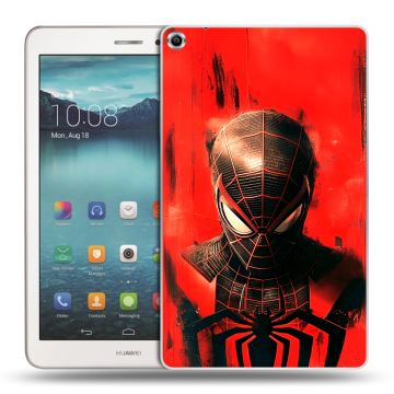Силиконовый чехол на Huawei MediaPad T1 8.0 с принтом человек паук spiderman Силиконовый чехол на Huawei MediaPad T1 8.0 с принтом человек паук spiderman