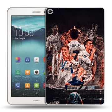 Силиконовый чехол на Huawei MediaPad T1 8.0 с принтом Реал Роналдо Real Ronaldo