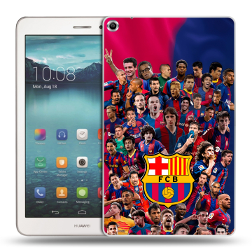 Силиконовый чехол на Huawei MediaPad T1 8.0 с принтом Барселона Barcelona