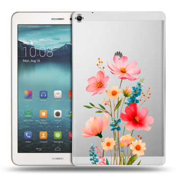 Силиконовый чехол на Huawei MediaPad T1 8.0 с принтом Цветы Силиконовый чехол на Huawei MediaPad T1 8.0 с принтом Цветы