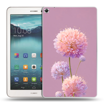 Силиконовый чехол на Huawei MediaPad T1 8.0 с принтом Цветы
