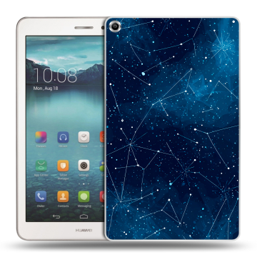 Силиконовый чехол на Huawei MediaPad T1 8.0 с принтом Космос звезды Силиконовый чехол на Huawei MediaPad T1 8.0 с принтом Космос звезды