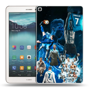 Силиконовый чехол на Huawei MediaPad T1 8.0 с принтом Реал Роналдо