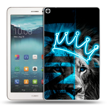 Силиконовый чехол на Huawei MediaPad T1 8.0 с принтом Король лев