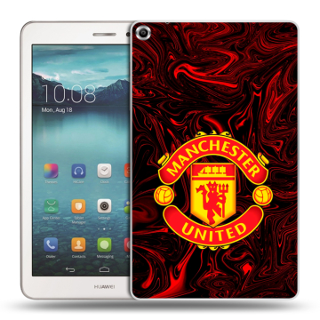 Силиконовый чехол на Huawei MediaPad T1 8.0 с принтом Manchester United