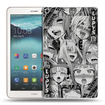 Силиконовый чехол на Huawei MediaPad T1 8.0 с принтом Ahegao Ахегао Аниме