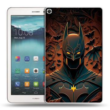 Силиконовый чехол на Huawei MediaPad T1 8.0 с принтом Batman Бэтмен