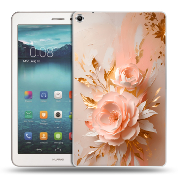 Силиконовый чехол на Huawei MediaPad T1 8.0 с принтом женский