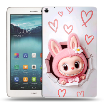 Силиконовый чехол на Huawei MediaPad T1 8.0 с принтом Labubu Лабубу