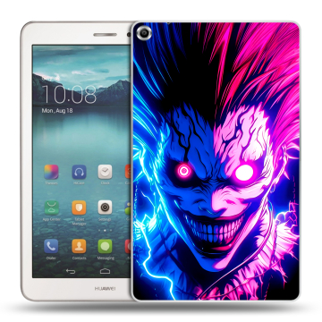 Силиконовый чехол на Huawei MediaPad T1 8.0 с принтом Death note Тетрадь смерти