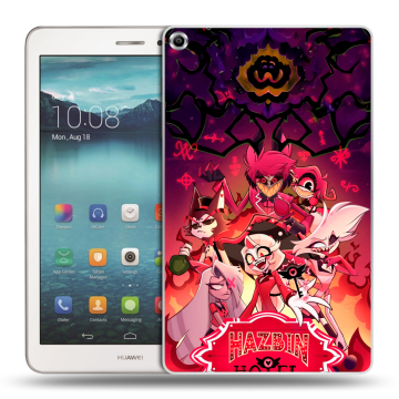 Силиконовый чехол на Huawei MediaPad T1 8.0 с принтом Hazbin Hotel Отель Хазбин Силиконовый чехол на Huawei MediaPad T1 8.0 с принтом Hazbin Hotel Отель Хазбин