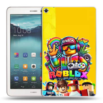 Силиконовый чехол на Huawei MediaPad T1 8.0 с принтом Roblox Роблокс Силиконовый чехол на Huawei MediaPad T1 8.0 с принтом Roblox Роблокс