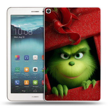 Силиконовый чехол на Huawei MediaPad T1 8.0 с принтом Новый год