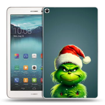 Силиконовый чехол на Huawei MediaPad T1 8.0 с принтом Новый год