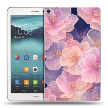 Силиконовый чехол на Huawei MediaPad T1 8.0 с принтом женский