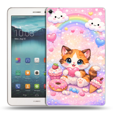 Силиконовый чехол на Huawei MediaPad T1 8.0 с принтом для девочек Силиконовый чехол на Huawei MediaPad T1 8.0 с принтом для девочек